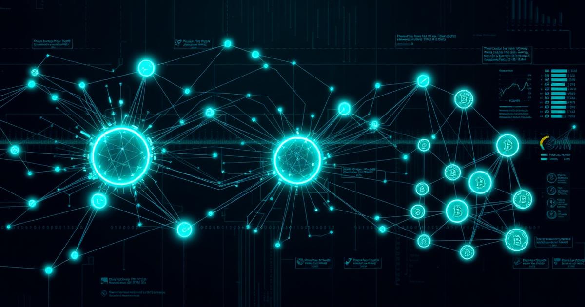 Blockchain network visualization showing whale wallet transaction flows, smart money accumulation patterns, and on-chain trading analysis with proven high-performance crypto trading strategies