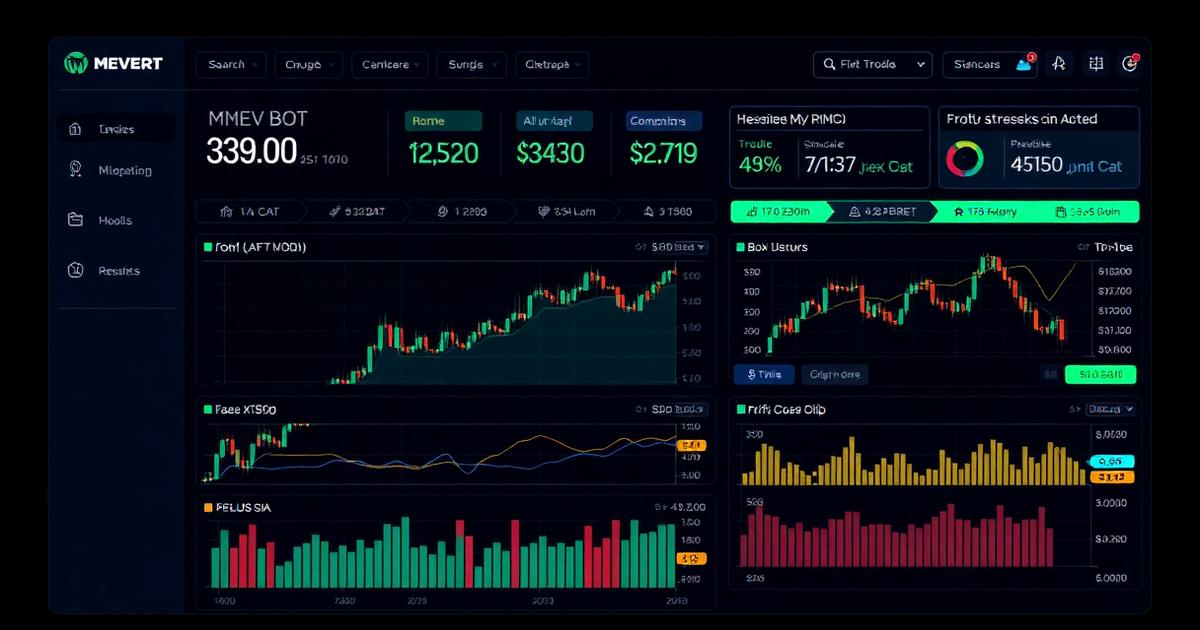 Diagram of how a MEV bot detects and executes transaction-ordering opportunities with MEV bot crypto strategies, front run bot crypto, and automated trading